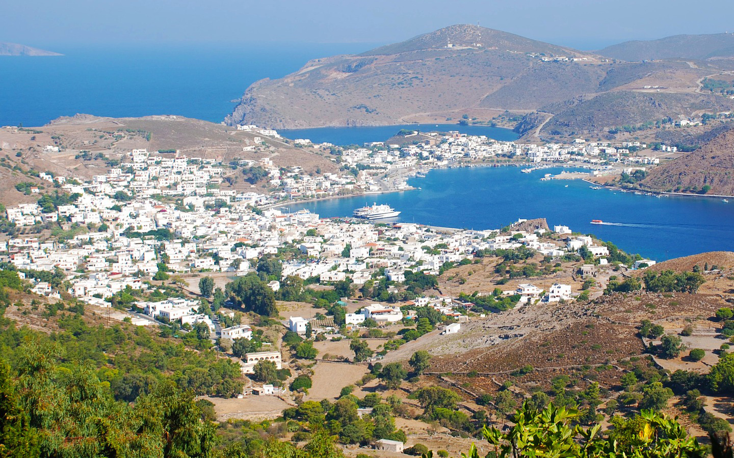 adonis hotel patmos view